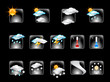Weather Forecast Glossy Vector Icon Set v.01 Weather Forecast Glossy Vector Icon Set v.01