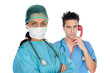 Medical team working