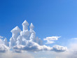 fantasy castle in clouds fantasy castle in clouds