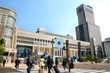 朝の駅（日本の北海道札幌市）