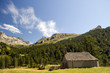 small church in mountain landscape