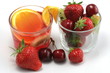 Verrine de fruits rouges