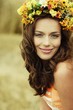 autumn woman portrait