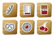 Sweeties and Bakery icons | Cardboard series Sweeties and Bakery icons | Cardboard series