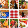 Picnic collage