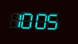accelerated digital clock