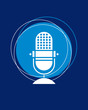 retro microphone
