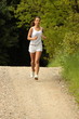Pretty young girl runner.
