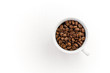 Beans of Coffee in a Cup