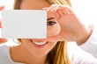 Photo: eye and card eye and card