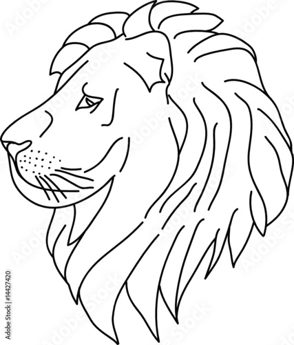 Lion Head Clip Art