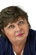 Close up of beautiful mature woman Close up of beautiful mature woman