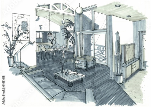 Illustration: 住宅パース 住宅パース