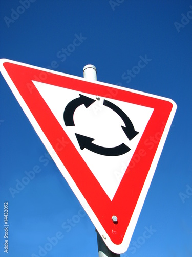 Roundabout Road Sign. Roundabout road sign © Gold Coast Girl #14432092. Roundabout road sign