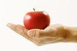 apple in hand