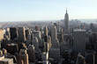 Vue sur les tours de Manhattan - New York Vue sur les tours de Manhattan - New York