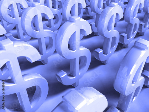 money sign wallpaper. 3D Render Money Signs -