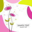 vector symbolic flowers wallpaper....