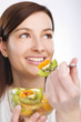Eating fruit Eating fruit