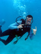 Man Scuba Diving Man Scuba Diving