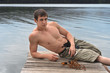 Relaxing man