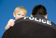 Police Officer Holds baby Police Officer Holds baby