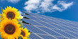 Foto: Sonnenenergie / Solar und Sonnenblume Sonnenenergie / Solar und Sonnenblume