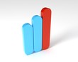 Diagram 3d concept icon