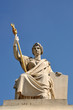 Statue de la loi (Jean-Jacques FEUCHERE), Place du Palais bourbo Statue de la loi (Jean-Jacques FEUCHERE), Place du Palais bourbo