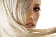 closeup of blond girl closeup of blond girl