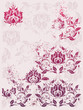 Grunge baroque background