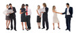 business people working as a team