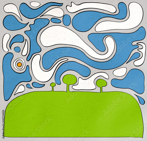 images of nature drawing. abstract nature drawing with