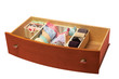 drawer with sorted socks, underwear, bra. organized
