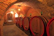 Weinkeller, Eichenfässer, Barrique, Montepulciano, Toskana Weinkeller, Eichenfässer, Barrique, Montepulciano, Toskana