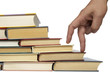 education books stack