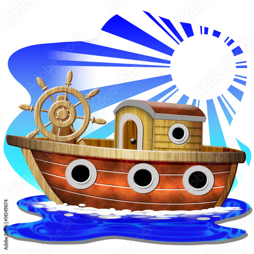 Barca Clip Art-Boat Cartoon-