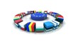 Focus Bulgarie Roumanie Estonie en europe 3D