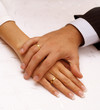 wedding day hands