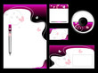 Pink Stationery Set Pink Stationery Set