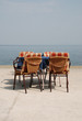 Chairs and Table at Seafront