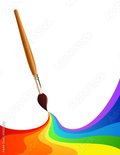 Rainbow paintbrush Rainbow paintbrush