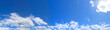 big panorama. landscape blue sky