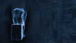 3d thinker rotating & background
