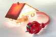 Modellhaus mit Schuko-Stecker