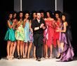 young fashion designer on the stage
