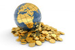 Global finance concept. Hi-res digitally generated image. Global finance concept. Hi-res digitally generated image.
