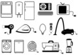 Illustration of home appliances Illustration of home appliances