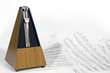 Metronom mit Noten