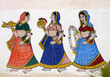 Fresque- Udaipur-Inde Fresque- Udaipur-Inde